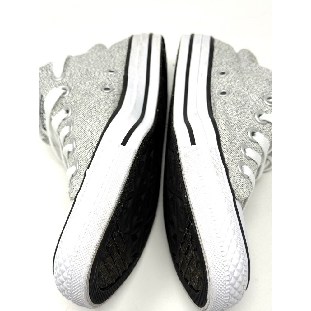 Converse All Star Ox Linen Gray Low Top Sneakers Women's US 7.5 EU 38 Casual - Picture 7 of 9
